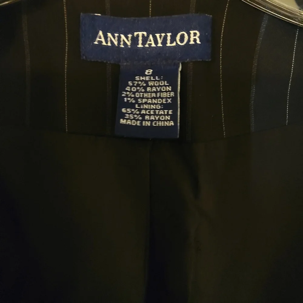 ANN TAYLOR STRIPE JACKET 8 - Picture 4 of 8